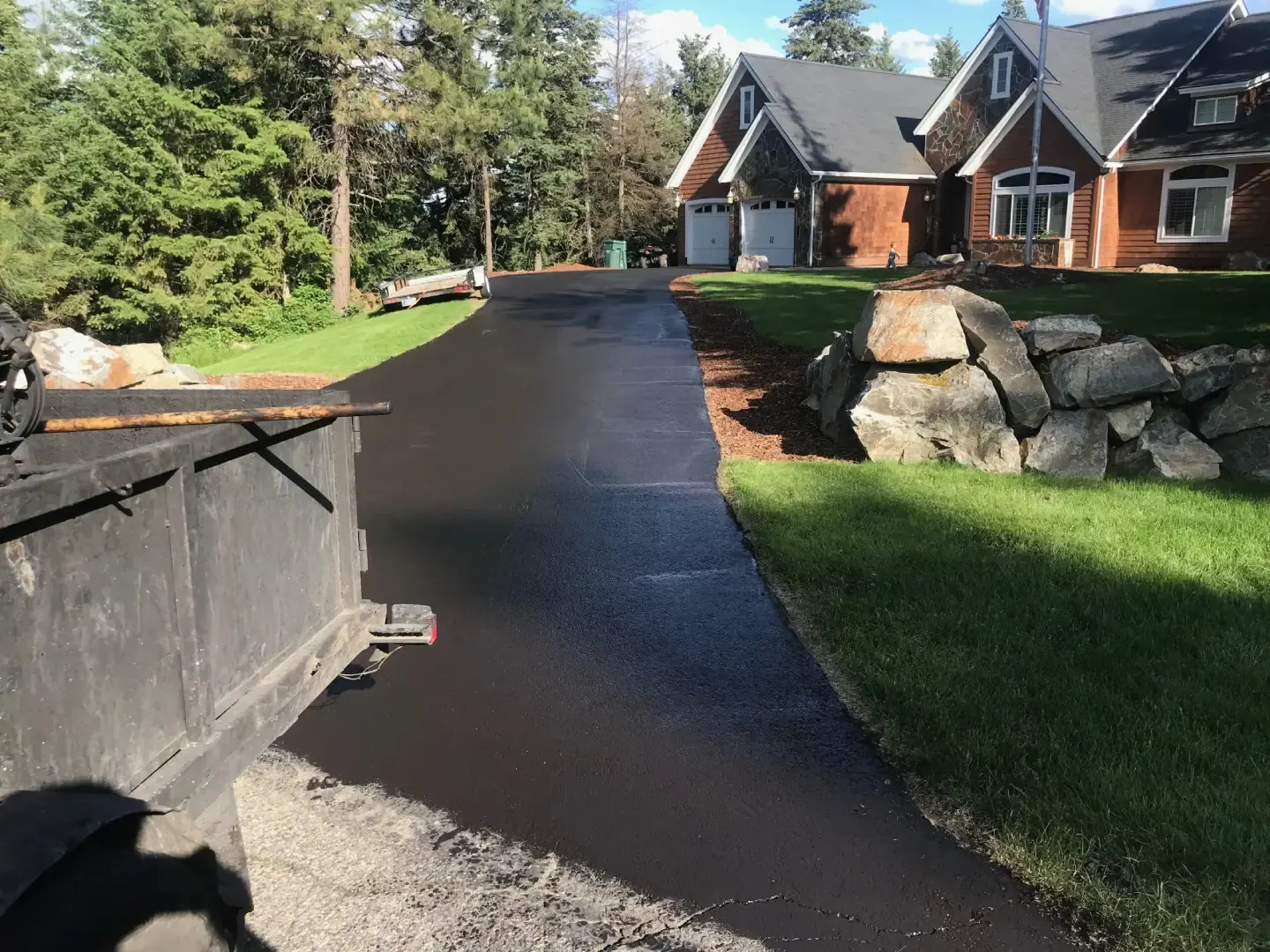 Our Asphalt Sealing Process — Asphalt Sealer project by Western Paver Design