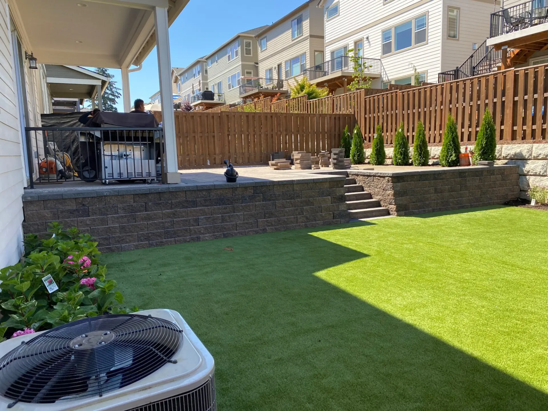 Artificial Turf project in Aloha, Oregon