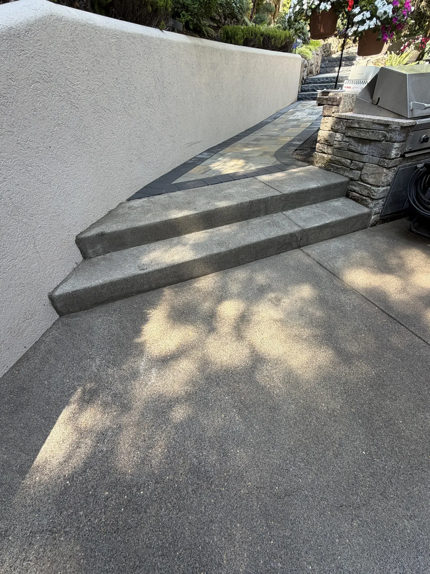 Exposed Aggregate Concrete project by Western Paver Design — photo 1