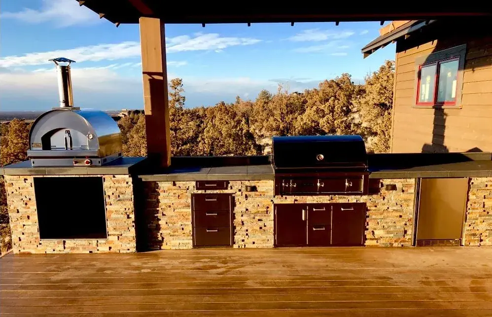 Built-In Grills, Fire Features and Outdoor Living Upgrades — Outdoor Kitchens and Grills project by Western Paver Design