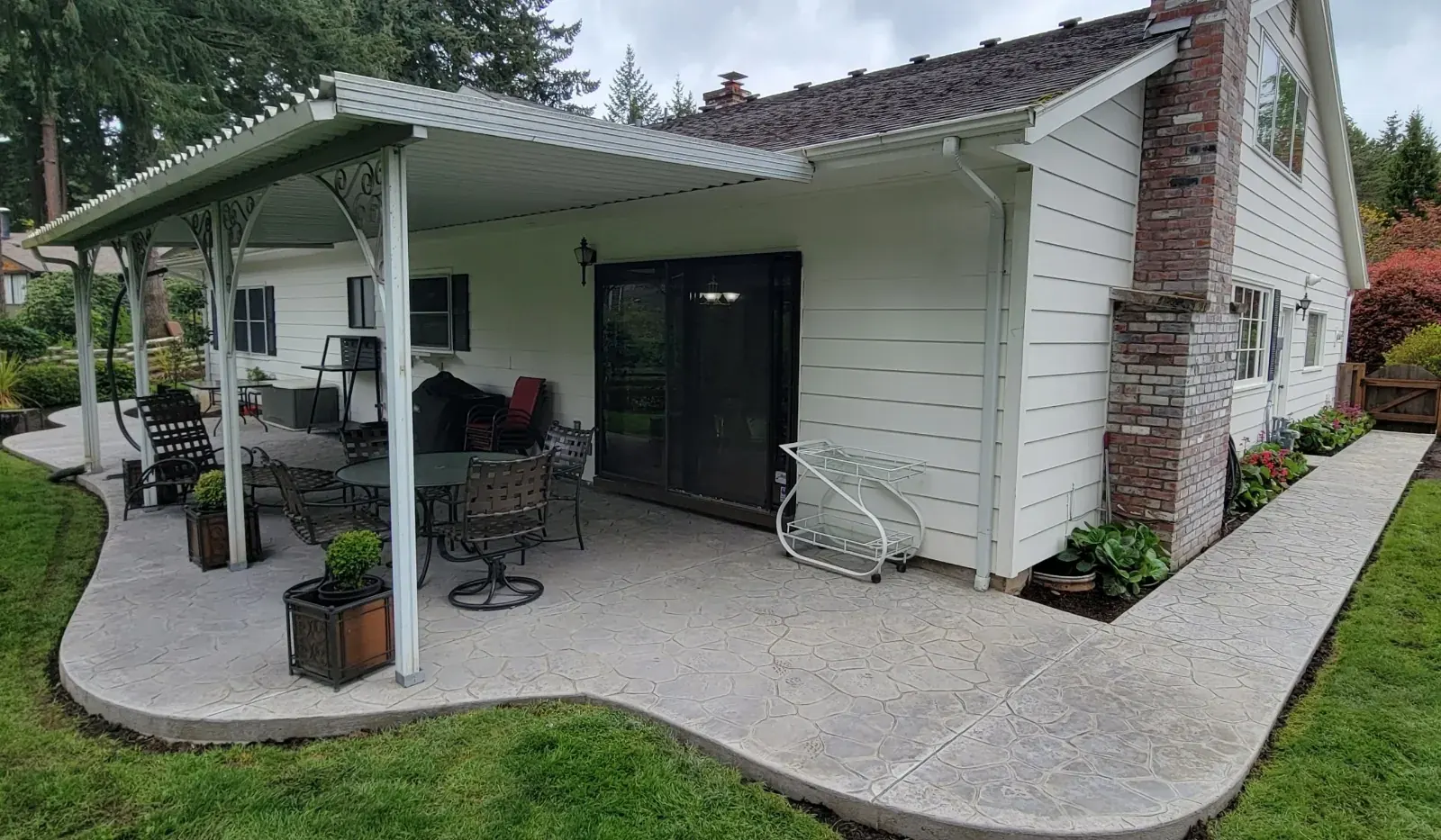 Stamped Concrete project by Western Paver Design — photo 3