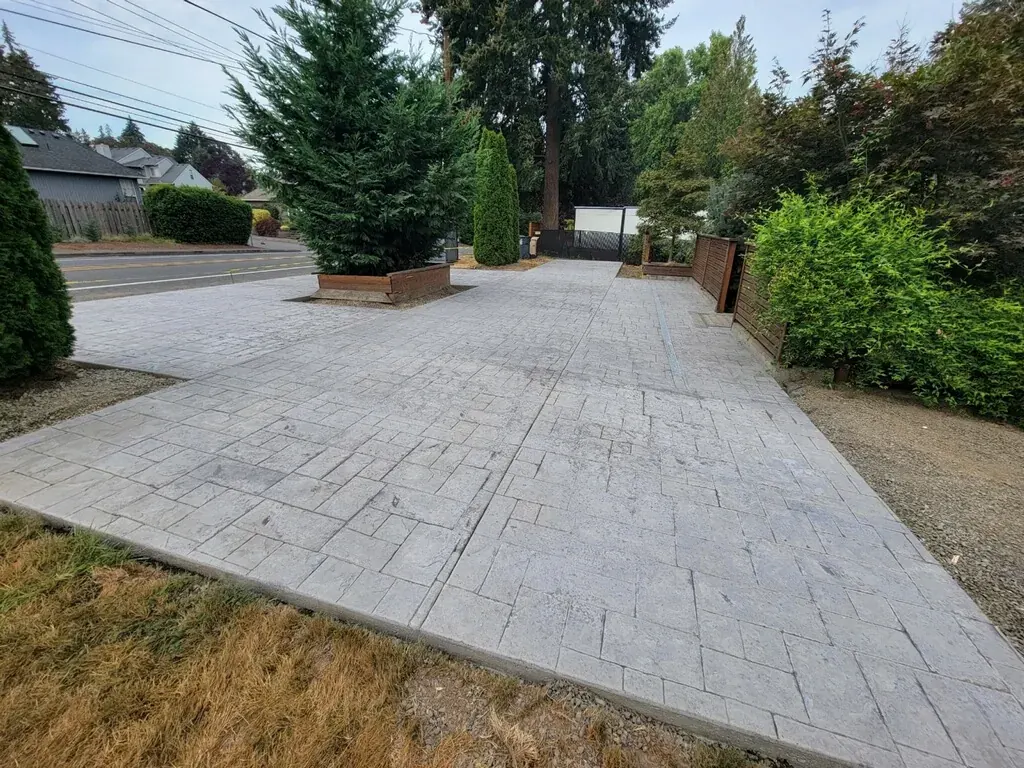 Stamped Concrete project by Western Paver Design — photo 1