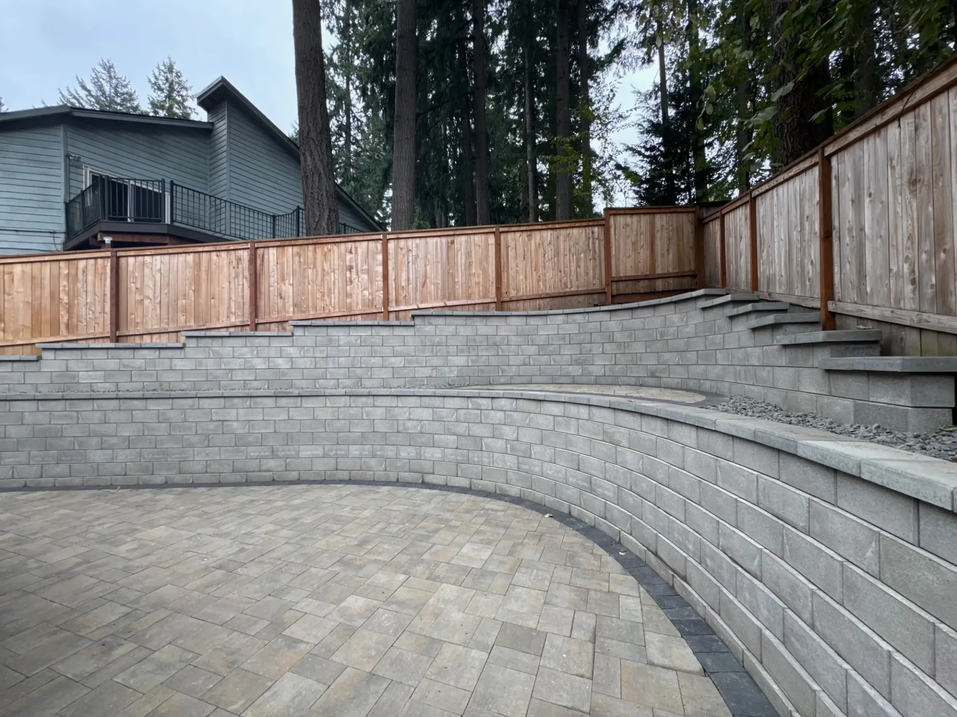Retaining Walls project by Western Paver Design